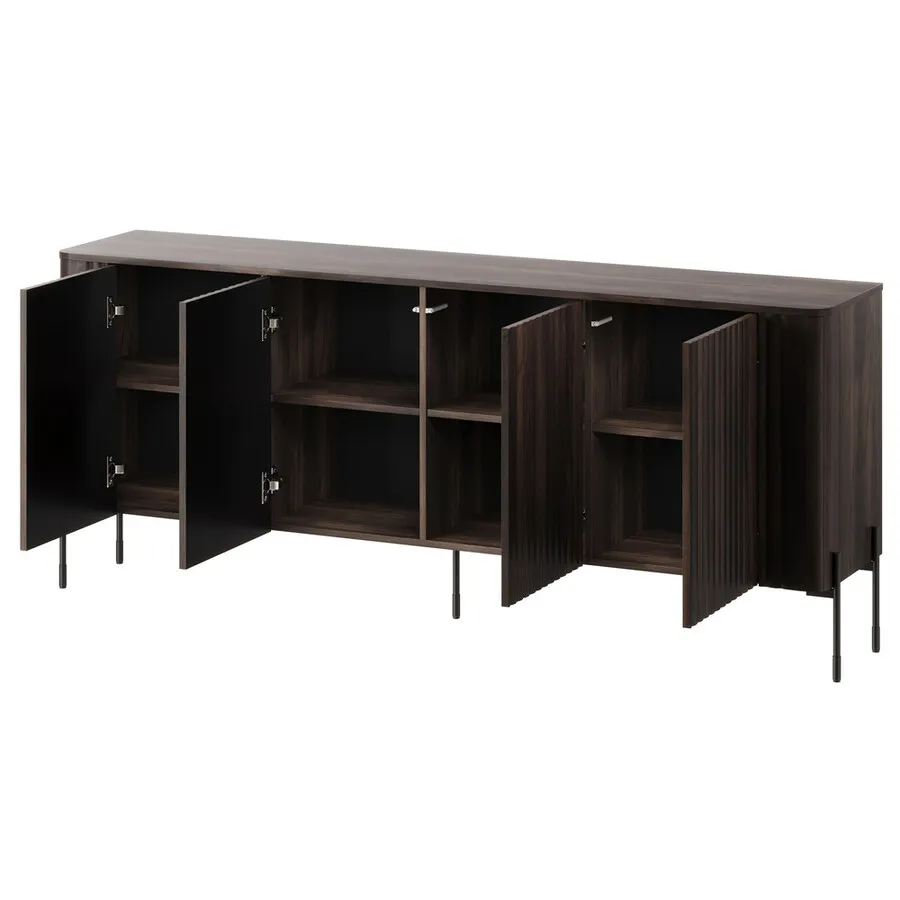 Komoda 4-drzwiowa ARIA 190 cm - dąb barokowy ristretto