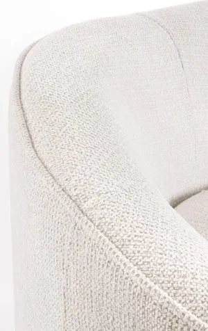 Sofa 3-osobowa COSTANCE WHITE - biały