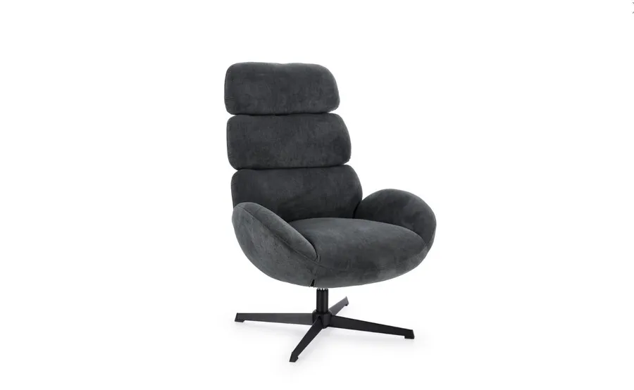 Fotel obrotowy VIOLANTE BLACK - czarny