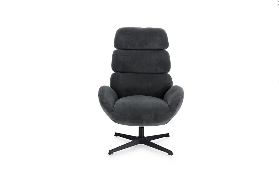 Fotel obrotowy VIOLANTE BLACK - czarny