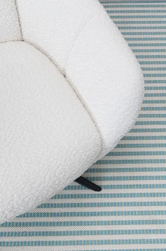 Fotel obrotowy HAILEY SNOW - biały