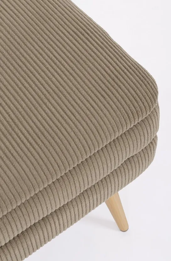 Ławka tapicerowana OLGA TAUPE 50 cm - beżowy