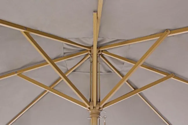 Parasol ogrodowy ECLIPSE 3x3 - brązowy