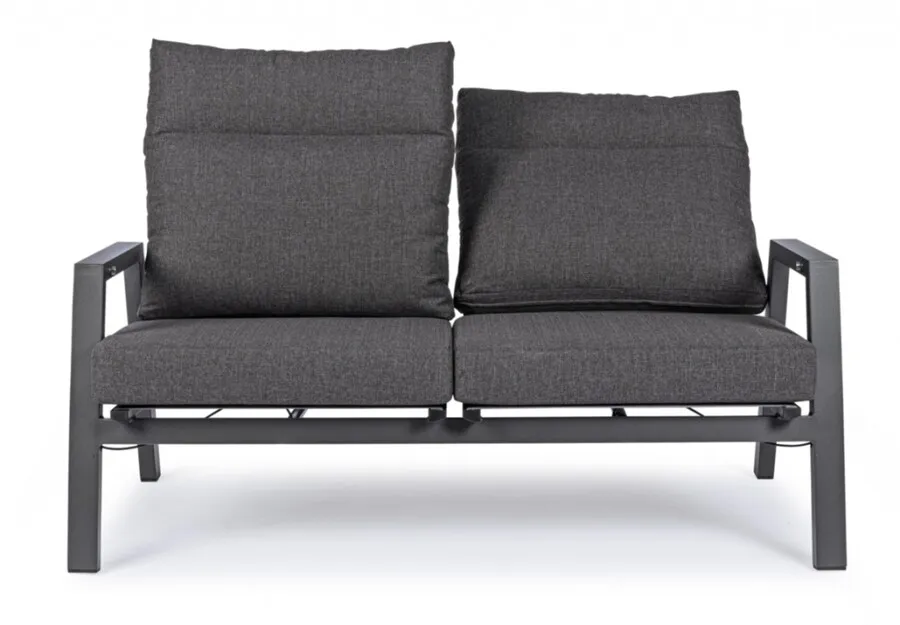Sofa ogrodowa 2-osobowa ANTRACITE - antracyt
