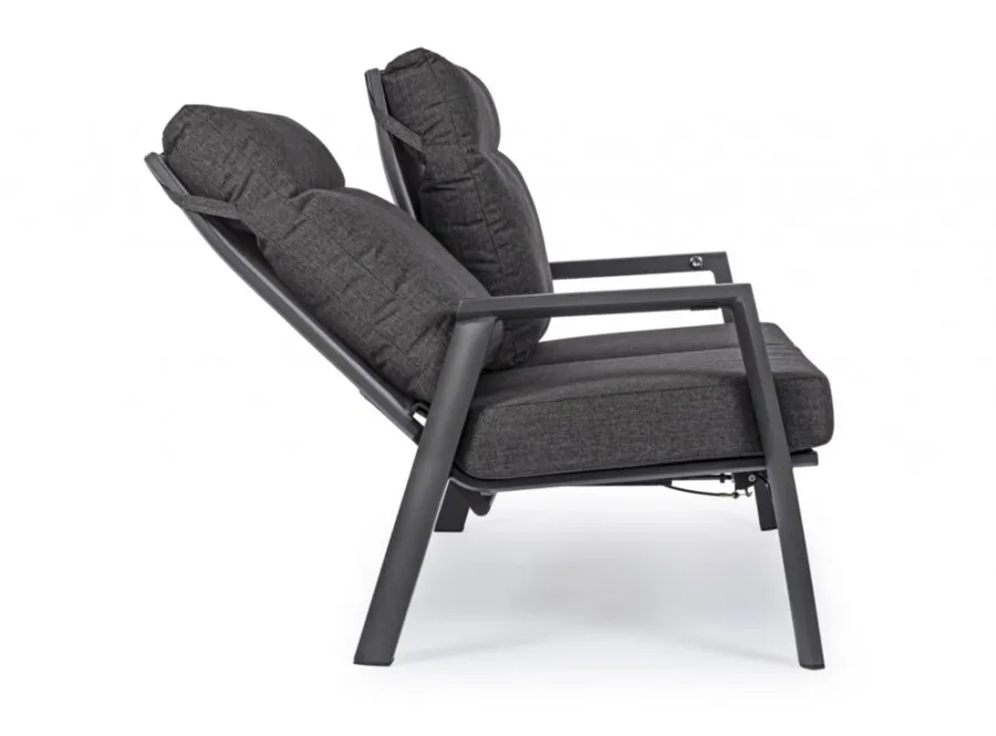Sofa ogrodowa 2-osobowa ANTRACITE - antracyt