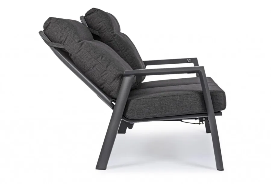 Sofa ogrodowa 2-osobowa ANTRACITE - antracyt
