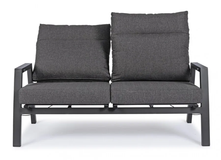 Sofa ogrodowa 2-osobowa ANTRACITE - antracyt