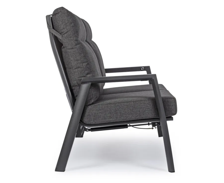 Sofa ogrodowa 2-osobowa ANTRACITE - antracyt