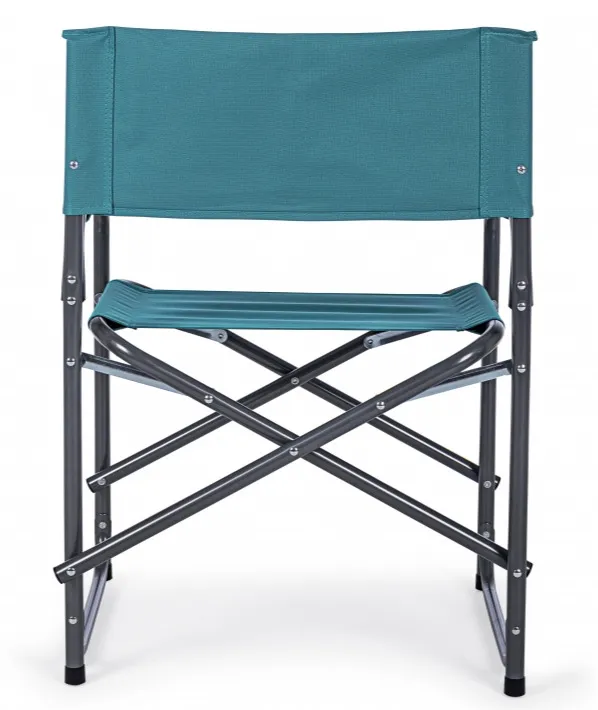 Krzesło ogrodowe reżyserskie OLBIA TURQUOISE - turkusowy