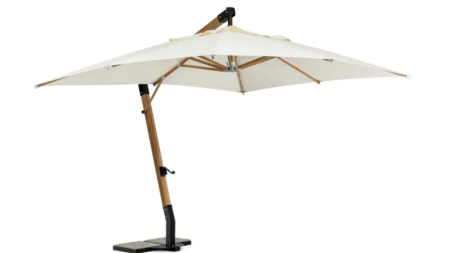 Parasol ogrodowy CAPUA NEW 3x4 - naturalny