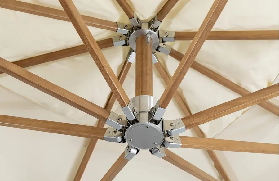 Parasol ogrodowy CAPUA NEW 3x4 - naturalny