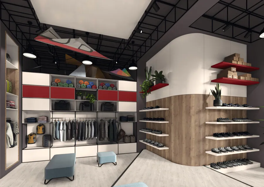 Zdjęcie pomieszczenia Płyta meblowa EGGER H1181 ST37 Dąb Halifax tabak 2800x1032 37.2 mm