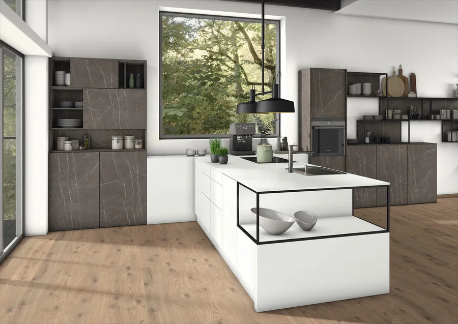 Zdjęcie pomieszczenia Blat EGGER W1101 ST76 Biały alpejski solid 4100x1300x12 mm z laminatu kompaktowego z rdzeniem barwionym w masie