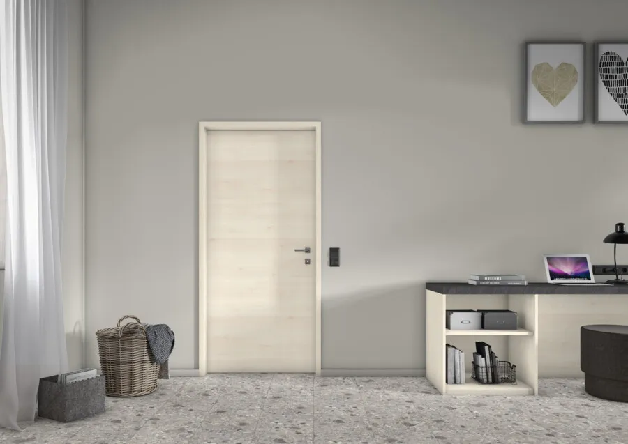 Zdjęcie pomieszczenia Laminat EGGER H433 ST86 Sosna Aland polarna poprzeczna 950x2150x0.8 mm