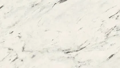 Wycinek płyty w formacie 297 x 168 mm Obrzeże ABS F204 ST9 Marmur Carrara biały 43 x 2 mm EGGER