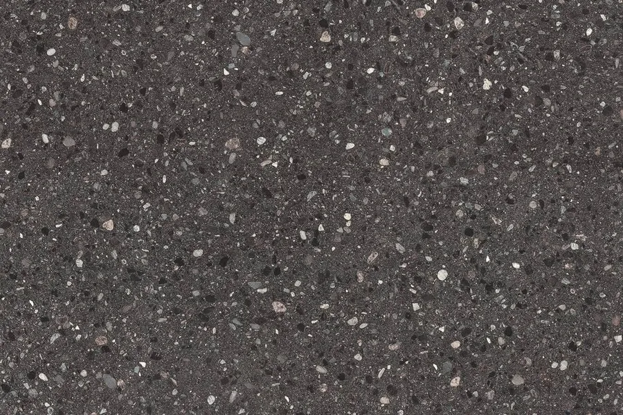 Wycinek płyty w formacie 900 x 600 mm Obrzeże ABS F117 ST76 Kamień Ventura czarny 43 x 1.5 mm EGGER