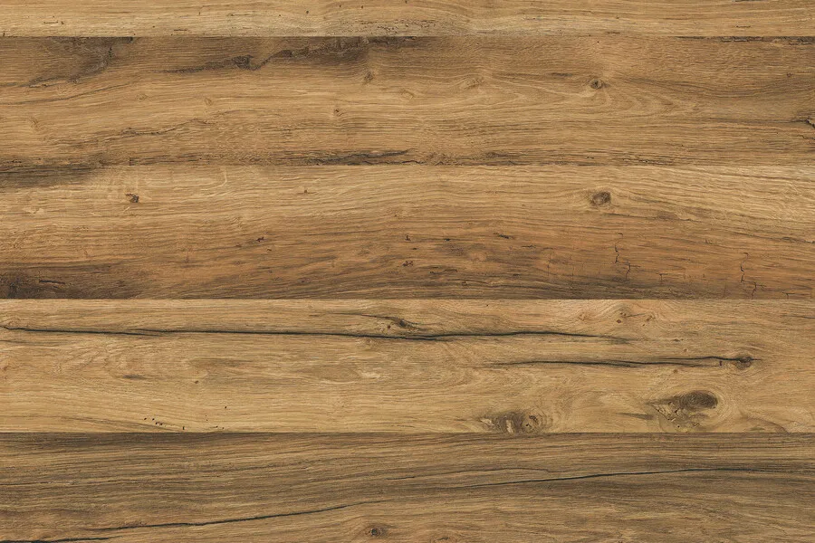Wycinek płyty w formacie 900 x 600 mm Obrzeże ABS H2032 ST10 Dąb Hunton jasny 43 x 1.5 mm EGGER