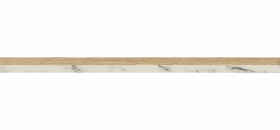 Wycinek płyty w formacie 2800 x 1300 mm Obrzeże PMMA H8905 C1 Duo Marmur Carrara biały-dąb jasny 23 x 1.3 mm EGGER