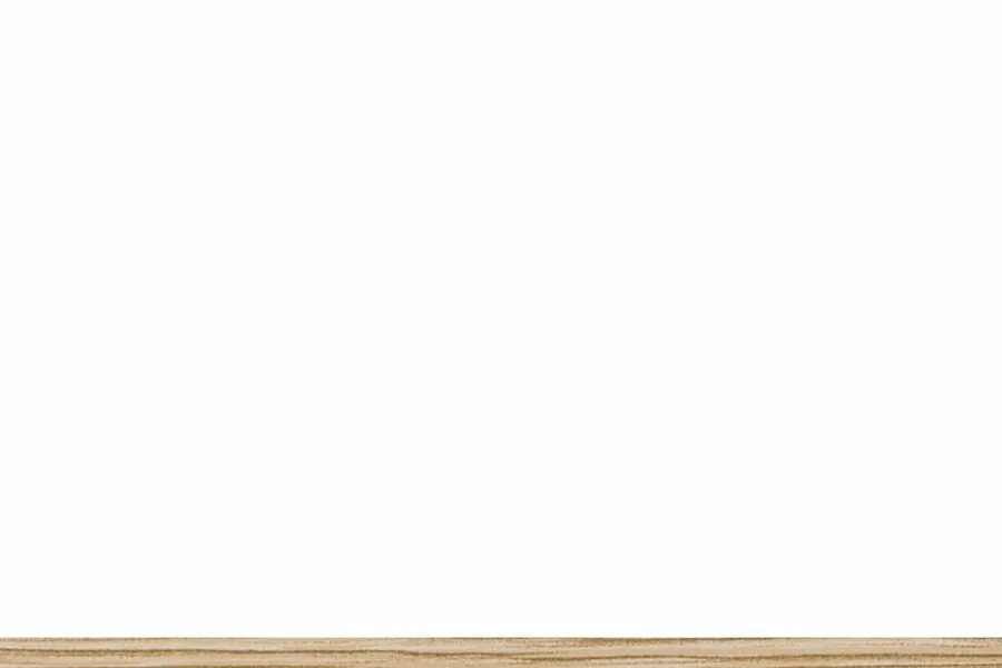 Wycinek płyty w formacie 900 x 600 mm Obrzeże PMMA H8905 C1 Duo Marmur Carrara biały-dąb jasny 23 x 1.3 mm EGGER