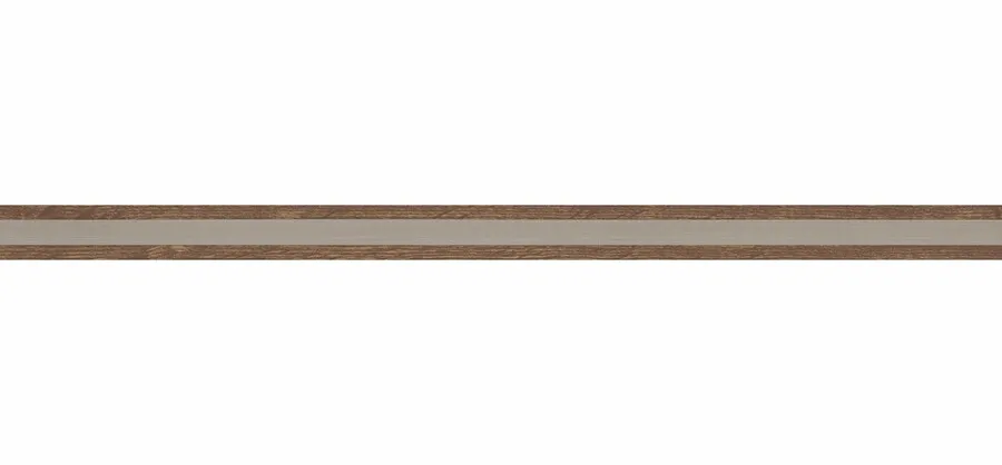 Wycinek płyty w formacie 2800 x 1300 mm Obrzeże PMMA H8902 C2 Trio Dąb Halifax cynowany-Alu 23 x 1.3 mm EGGER