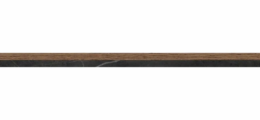 Wycinek płyty w formacie 2800 x 1300 mm Obrzeże PMMA F8924 C1 Duo Grigia Pietra czarna-dąb ciemny 23 x 1.3 mm EGGER