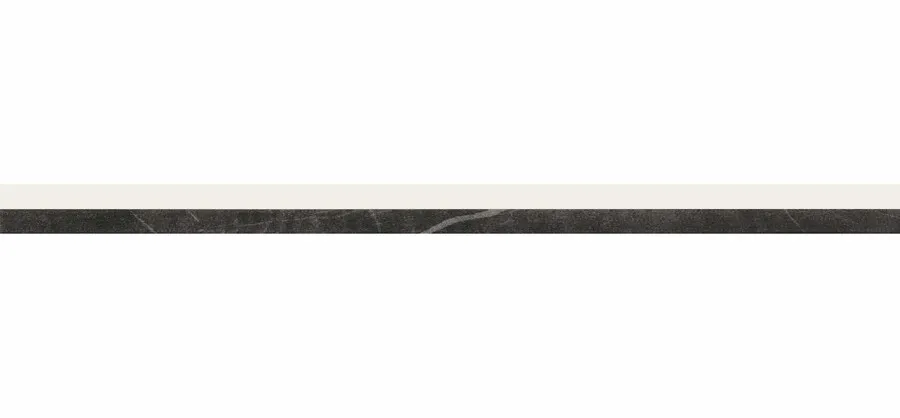 Wycinek płyty w formacie 2800 x 1300 mm Obrzeże PMMA F8923 C1 Duo Grigia Pietra czarna-biały 23 x 1.3 mm EGGER