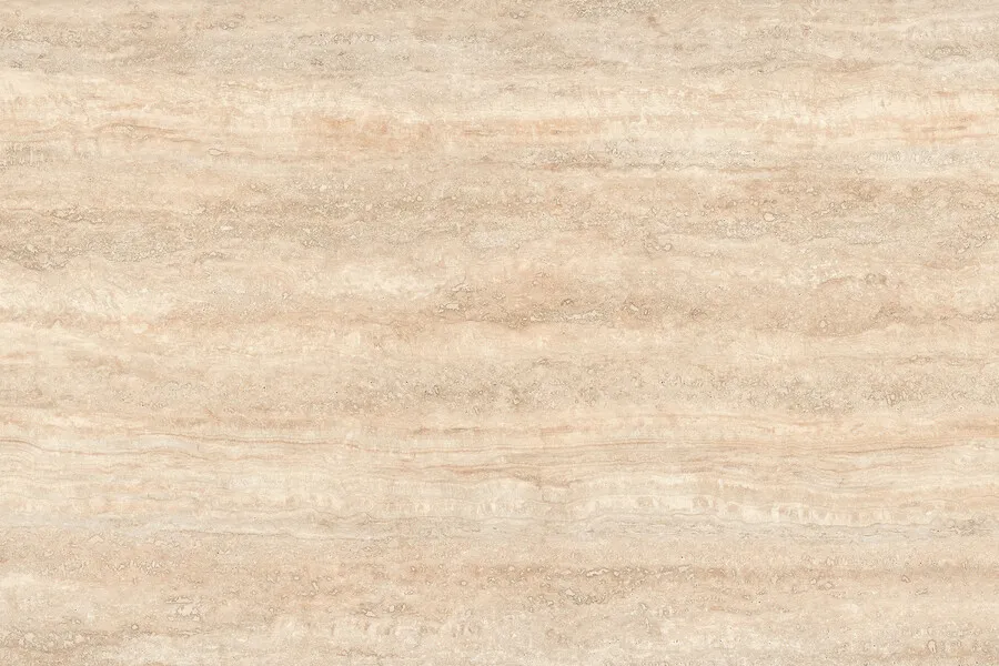 Wycinek płyty w formacie 900 x 600 mm Obrzeże ABS F030 ST75 Trawertyn Margalida 43 x 1.5 mm EGGER