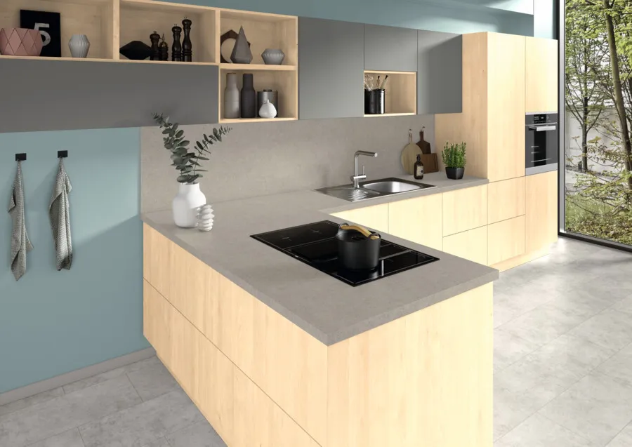 Zdjęcie pomieszczenia Laminat EGGER F230 ST75 Pietra Fanano jasnoszara 1310x3050x0.8 mm