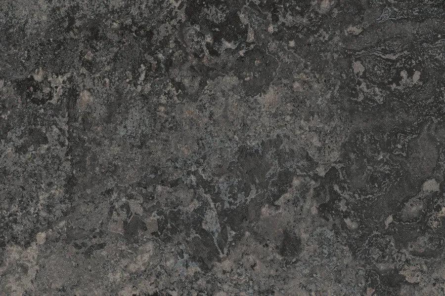 Wycinek płyty w formacie 900 x 600 mm Obrzeże ABS F128 PA Granit Ambiance czarny 43 x 1 mm EGGER