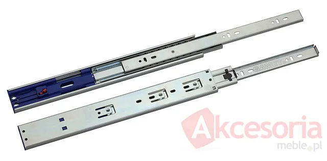 Prowadnica PK05 z hamulcem dł 35cm ocynk biały,100% wysuw, 35kg