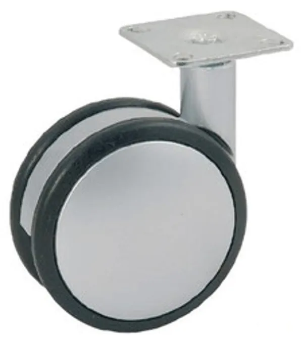 Kółko 6809 metal/tworzywo bez hamulca
