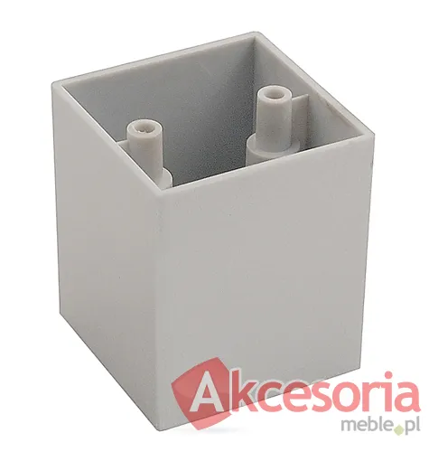 Stopka do mebli 6603- tworzywo - mat chrom lakierowany wys.6,3cm