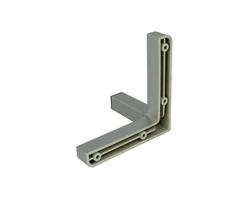 (W) Nóżka 6800 Bez regulacji wys.9cm MAT CHROM LAKIEROWANY