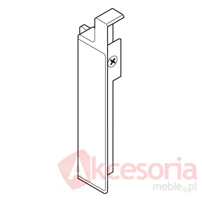 METABOX  Uchwyt ZIF.3050 Kremowe Do Szuflady Wewnętrznej H Kpl.