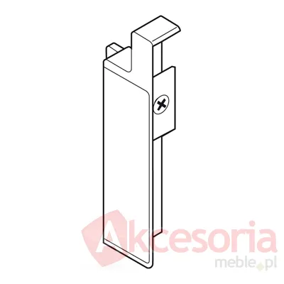 METABOX  Uchwyty ZIF.3030 Kremowe Do Szuflady Wewnętrznej K Kpl.