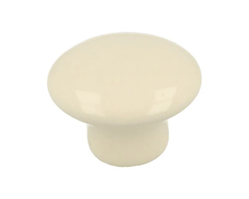 Gałka GP21 - porcelana mleczna / fi 32 mm