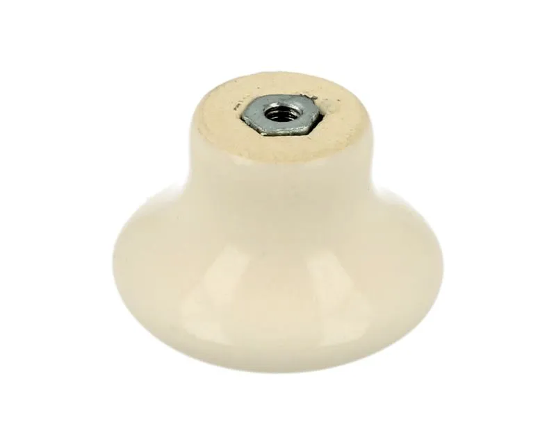 Gałka GP21 - porcelana mleczna / fi 32 mm