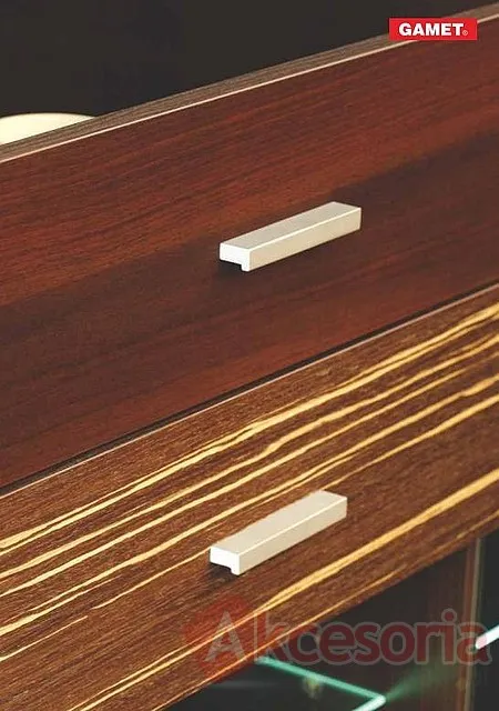 Uchwyt Aluminiowy UA02 96 mm Aluminium Naturalne