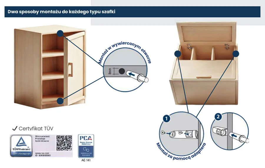Hamulec pneumatyczny + adapter Airtic - popiel