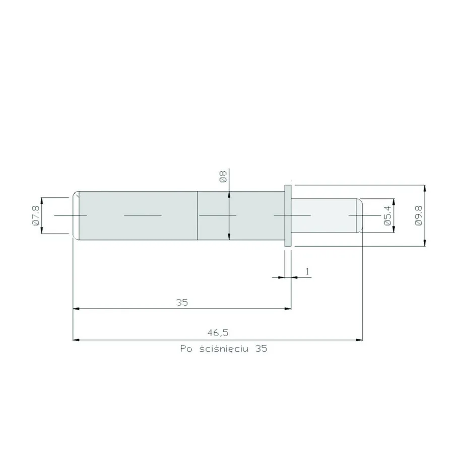 Hamulec pneumatyczny + adapter Airtic - popiel