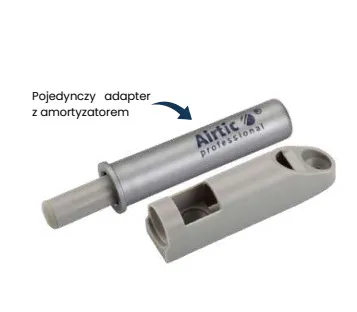 Hamulec pneumatyczny + adapter Airtic - popiel