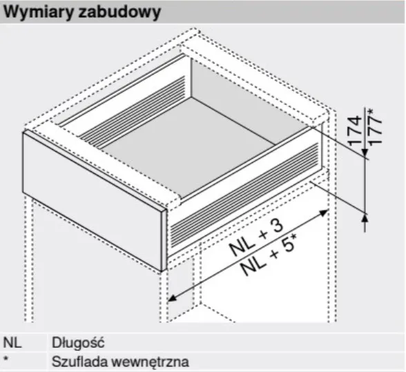 Szuflada METABOX / wys. H=150 mm / dł. 50 cm / 25 kg / wysuw 75% / szary