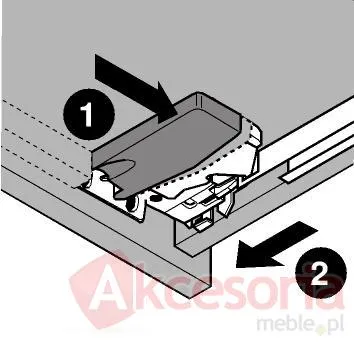 Akcesoria - SPRZĘGŁO do szuflady TANDEM, LEWE