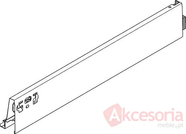 Bok prawy TANDEMBOX ANTARO / wys. M=83 mm / dł. 27 cm / szary