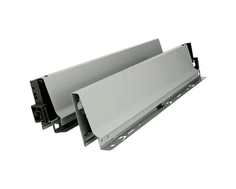 Boki TANDEMBOX ANTARO / wys. M=83 mm / dł. 40 cm / szary