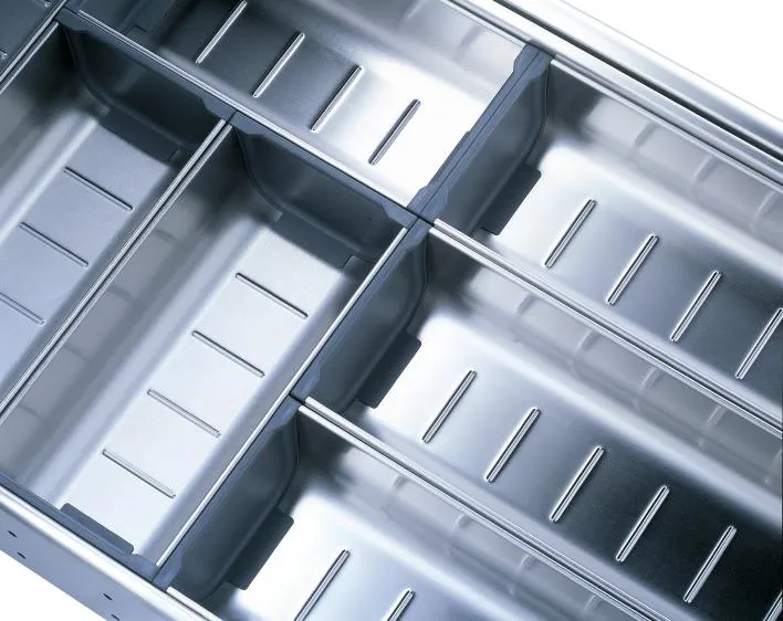 Wkład na sztućce ORGA-LINE do Tandembox - inox / 28x50 cm