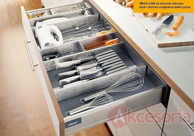 zdjęcie poglądowe ORGA-LINE Wkład Na Sztućce Robocze Do Tandembox gł55cm/sz29,1cm