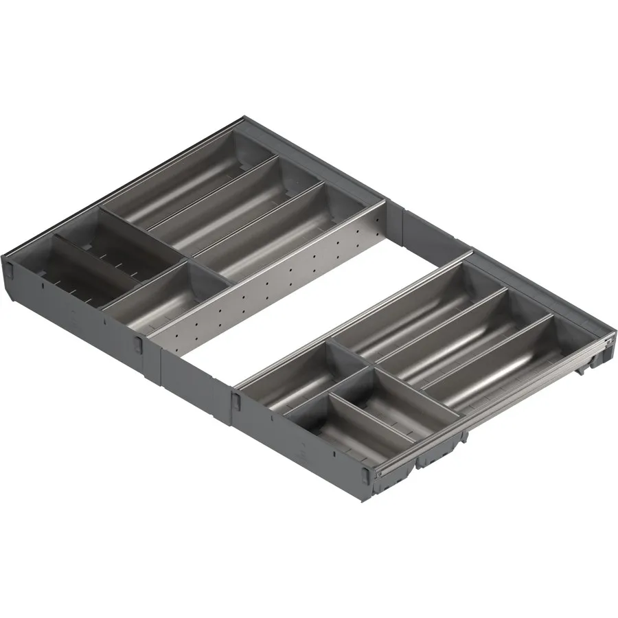 Wkład na sztućce ORGA-LINE do Tandembox - inox / 80x50 cm 