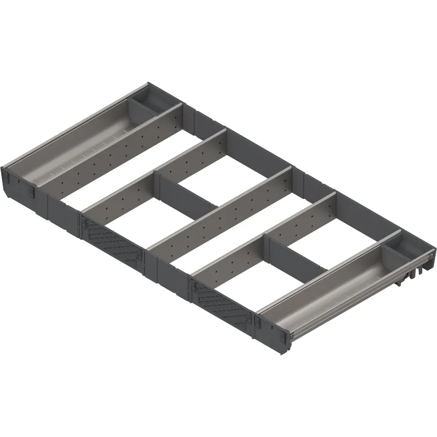 Wkład na sztućce robocze ORGA-LINE do Tandembox - inox / 90x45 cm