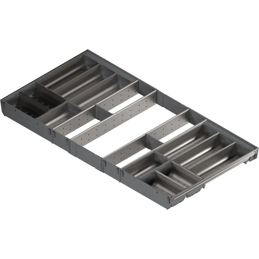 Wkład na sztućce ORGA-LINE do Tandembox - inox / 100x50 cm 